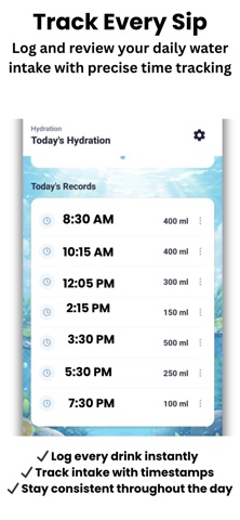 Water Reminder Drink Tracker Screenshot 5 of 7