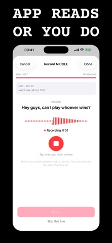 Scriptmate: Line Learner Screenshot 3 of 6
