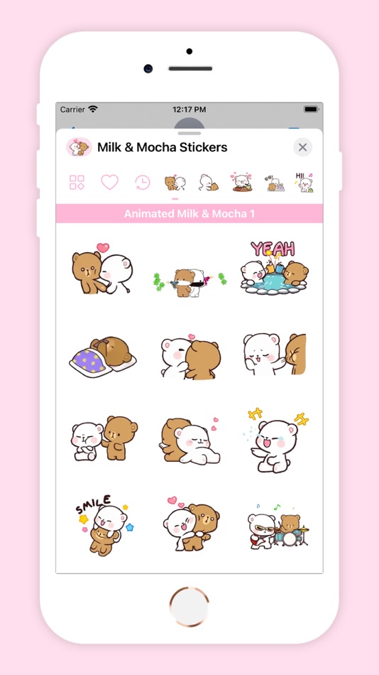 Milk Mocha Animated Stickers - 1.1 - (iOS)