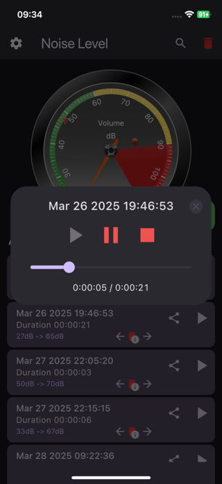 Noise Recorder Screenshot 4 of 6