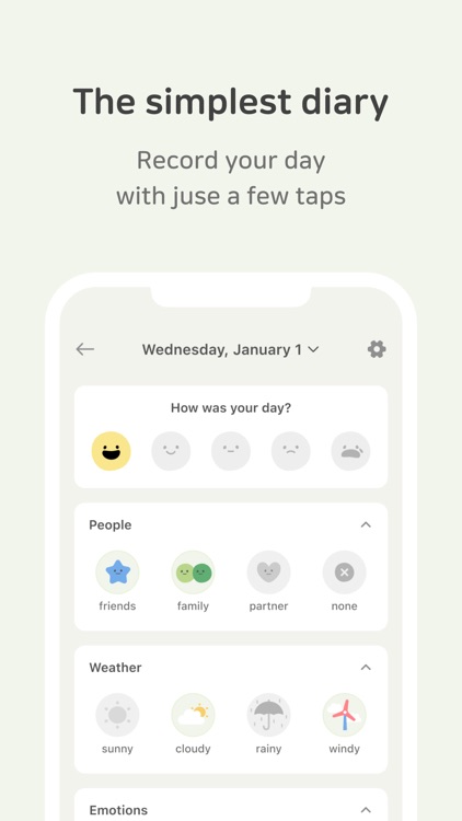 DailyBean - simplest journal