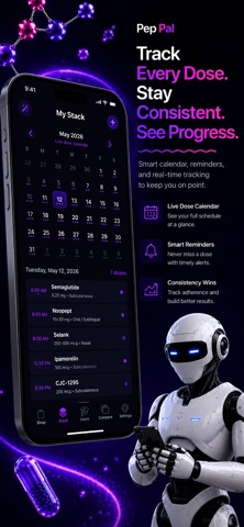 Pep Pal - GLP & Peptide Expert iPhone screenshot