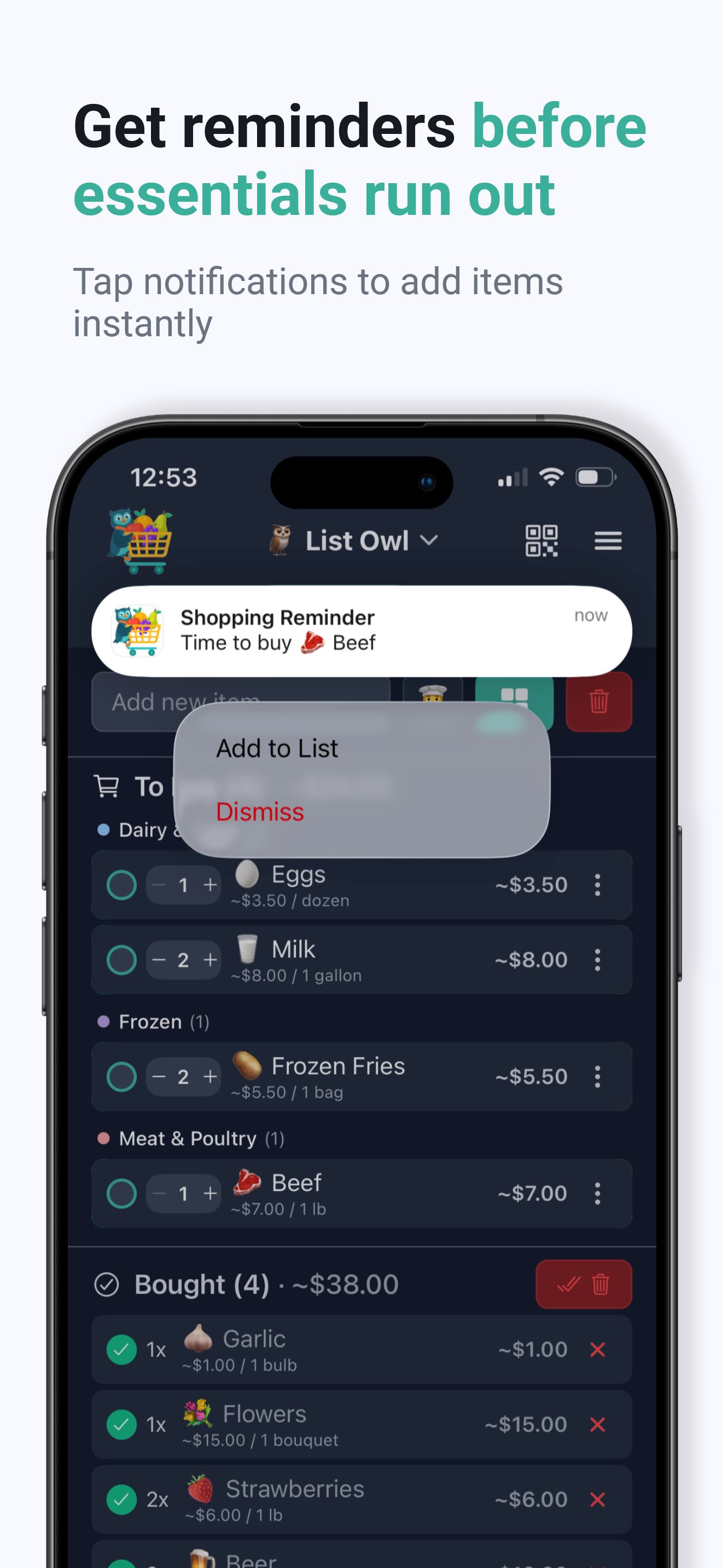 List Owl: Shopping List screenshot 3