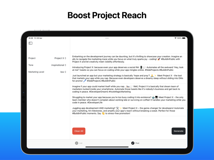 Project X Build In Public
