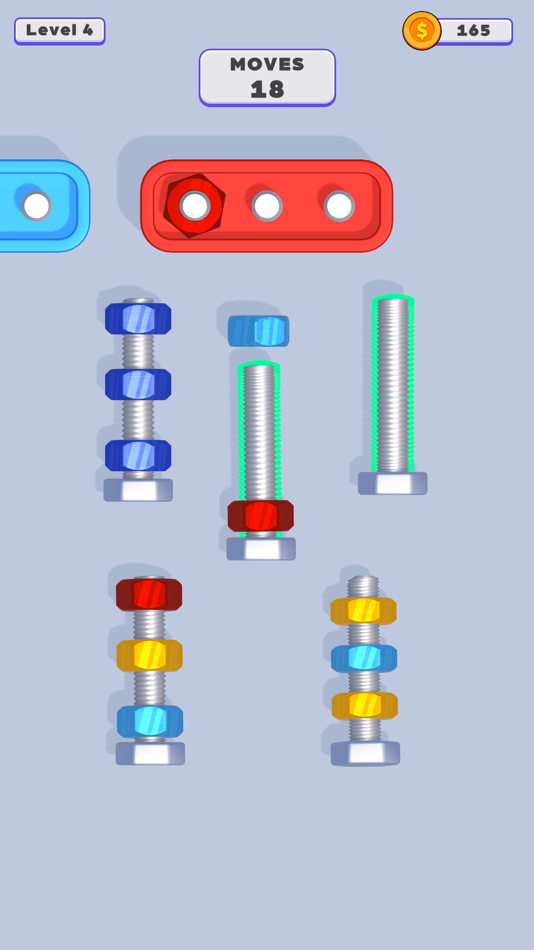 #2. Bolt Sort Quest (iOS) By: Wixot Studios