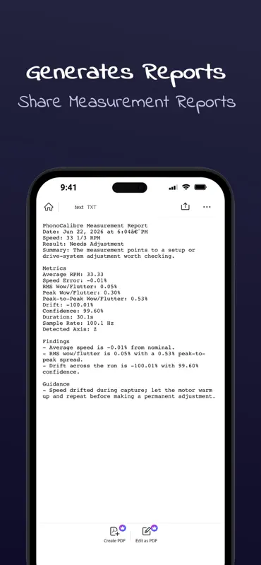 Phono Calibre: Set up Utility screenshot 5 of 8