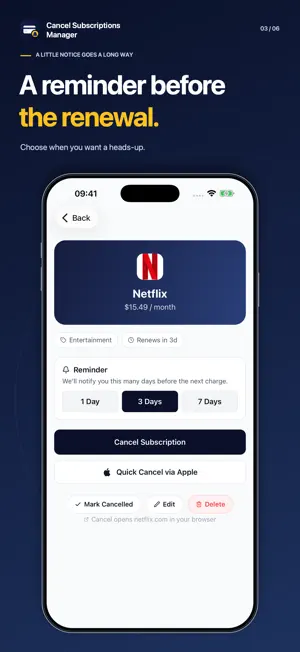 Cancel Subscriptions & Find screenshot 2