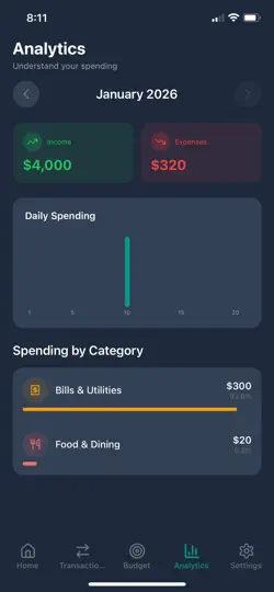 Lumen Budget Money Manager iPhone Ekran Görüntüsü 4