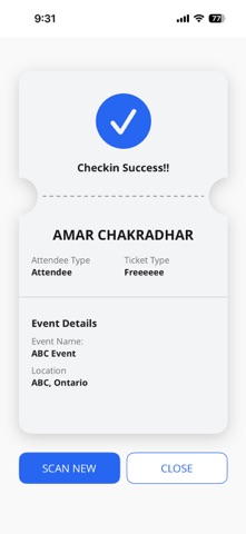 Sync Check-In screenshot