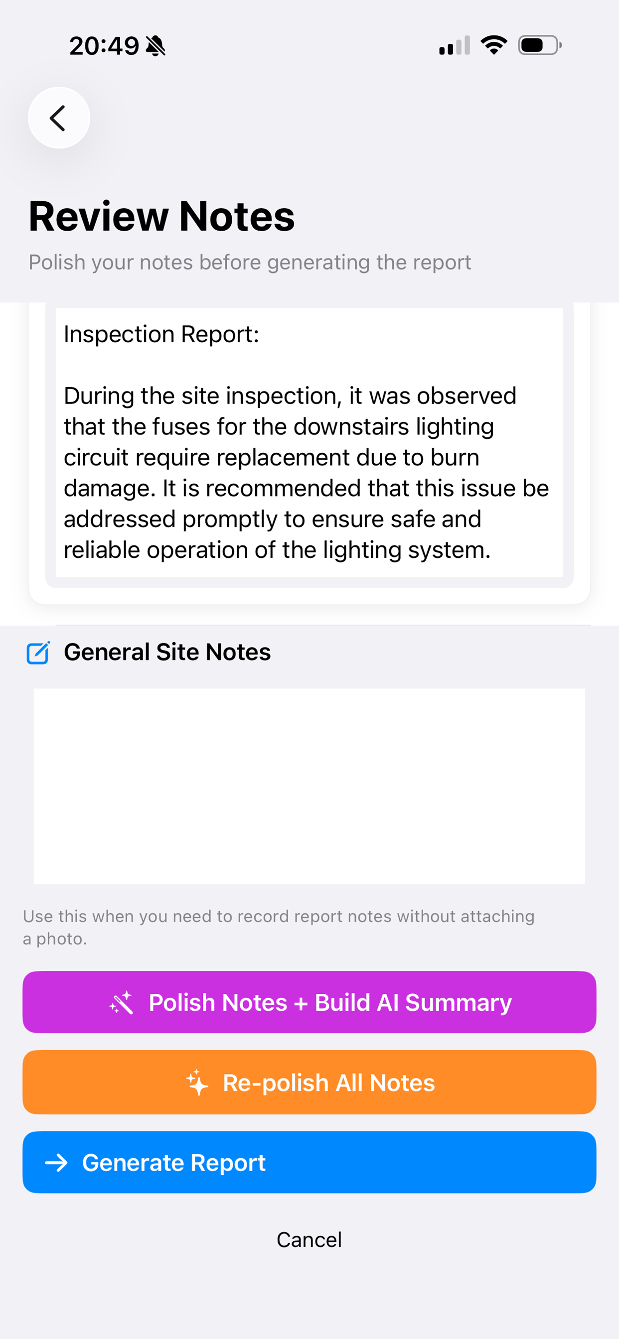 Tradespersonsreports screenshot 9