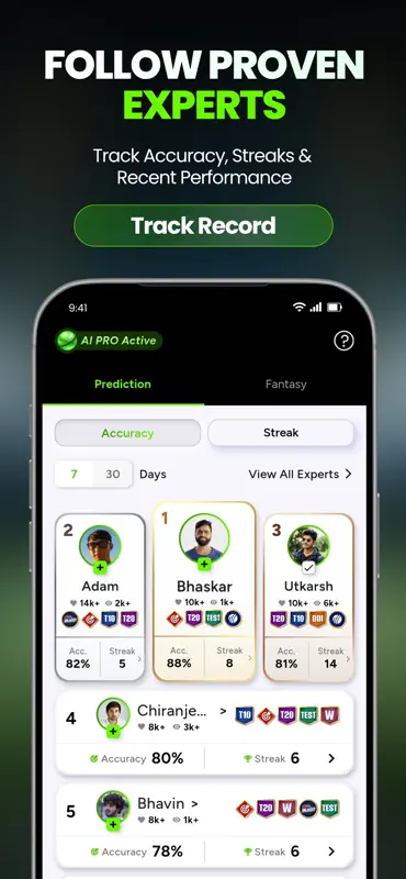 AllCric AI-Cricket Predictions screenshot 5 of 6