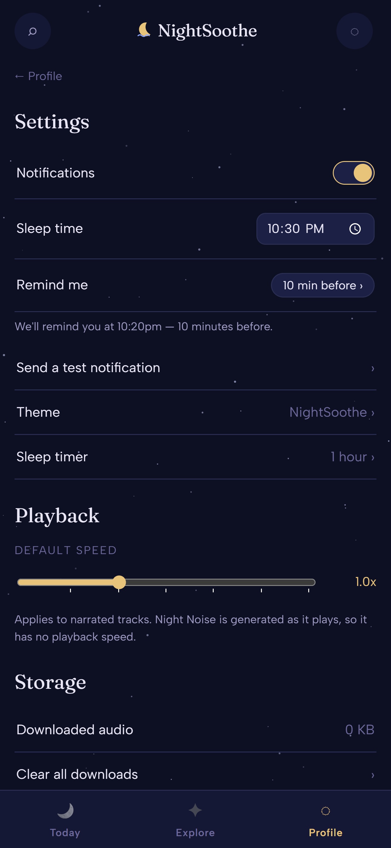 Screenshot 4 of NightSoothe