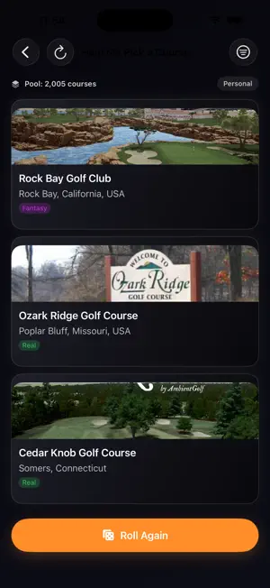 SimCaddie screenshot 2
