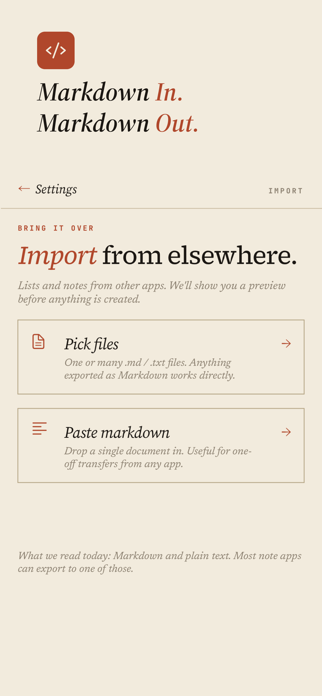 Ink. — Notes, Lists, & To-Dos Screenshot 5 of 7