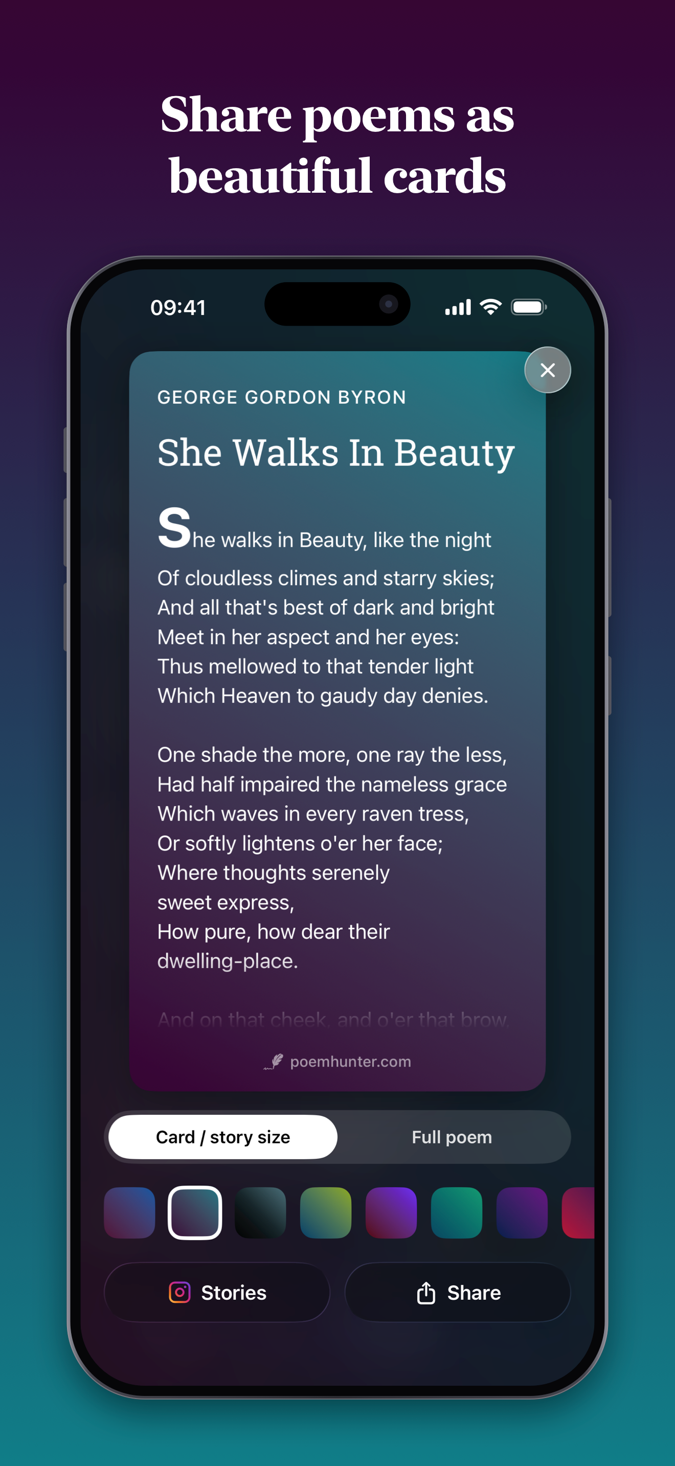 Poemhunter screenshot 3