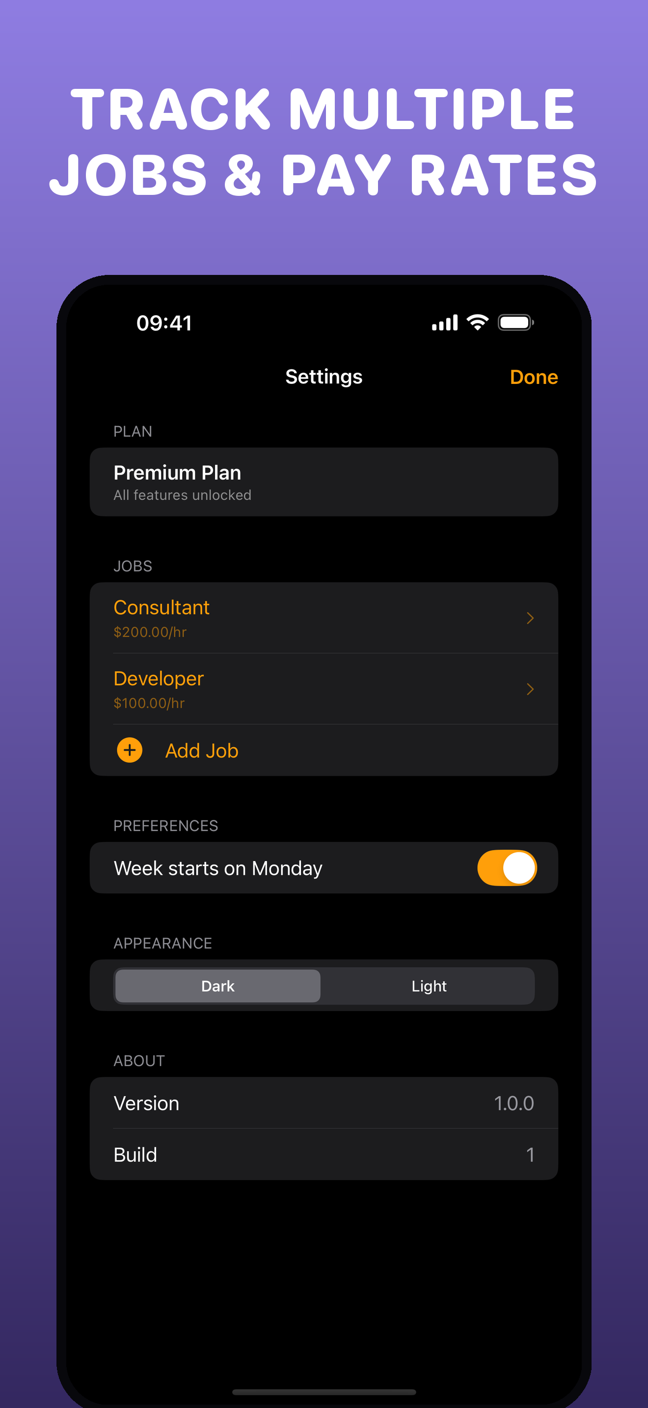 Shift & Hours Tracker: Pay Log