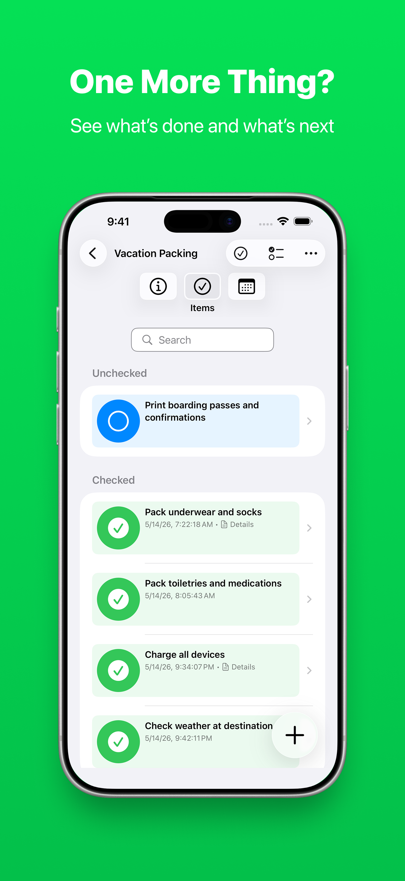 Checkomat: Private Checklists screenshot 4