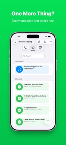Checkomat: Private Checklists Screenshot 2 of 10