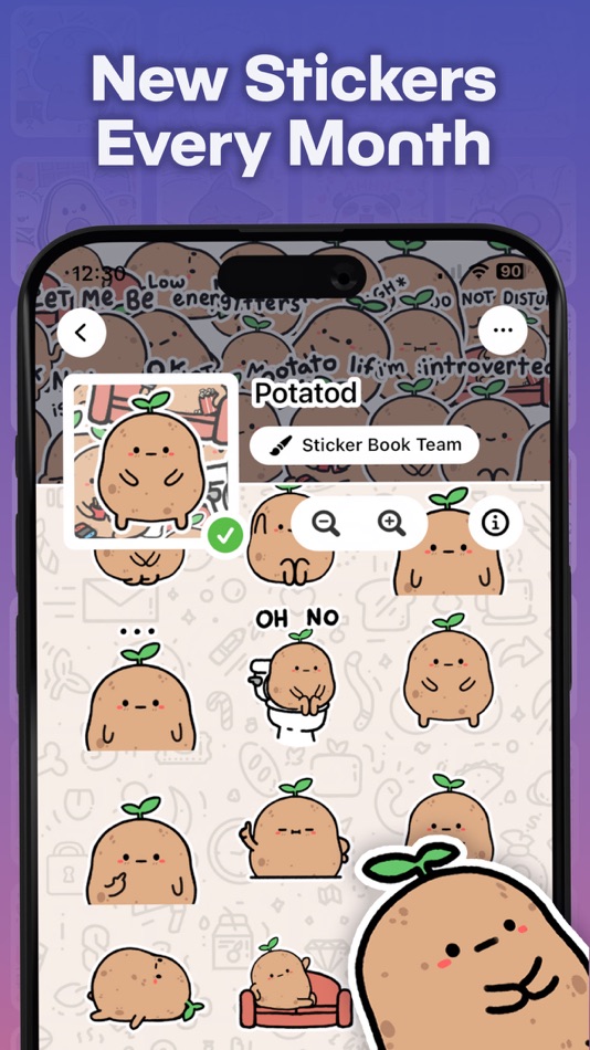 #4. Sticker Book for iMessage (iOS) Door: Ronnie Nguyen
