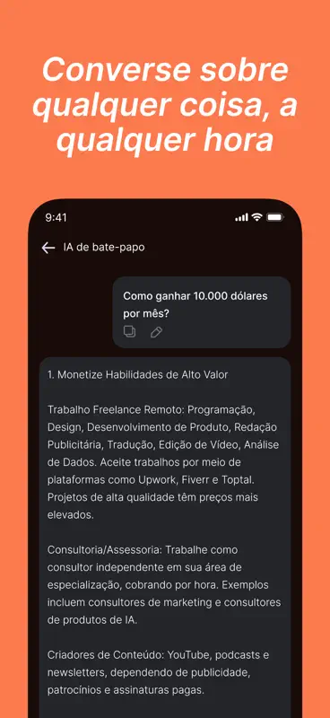 Cload AI -Chatbot IA português screenshot 3 of 6