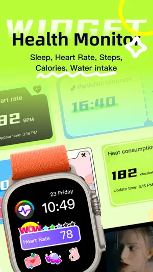 Health Widget - Heart Rate screenshot 1