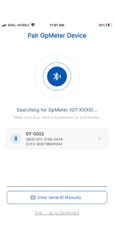 Griptometer iPhone screenshot