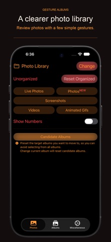Gesture Albums Screenshot 1 of 4