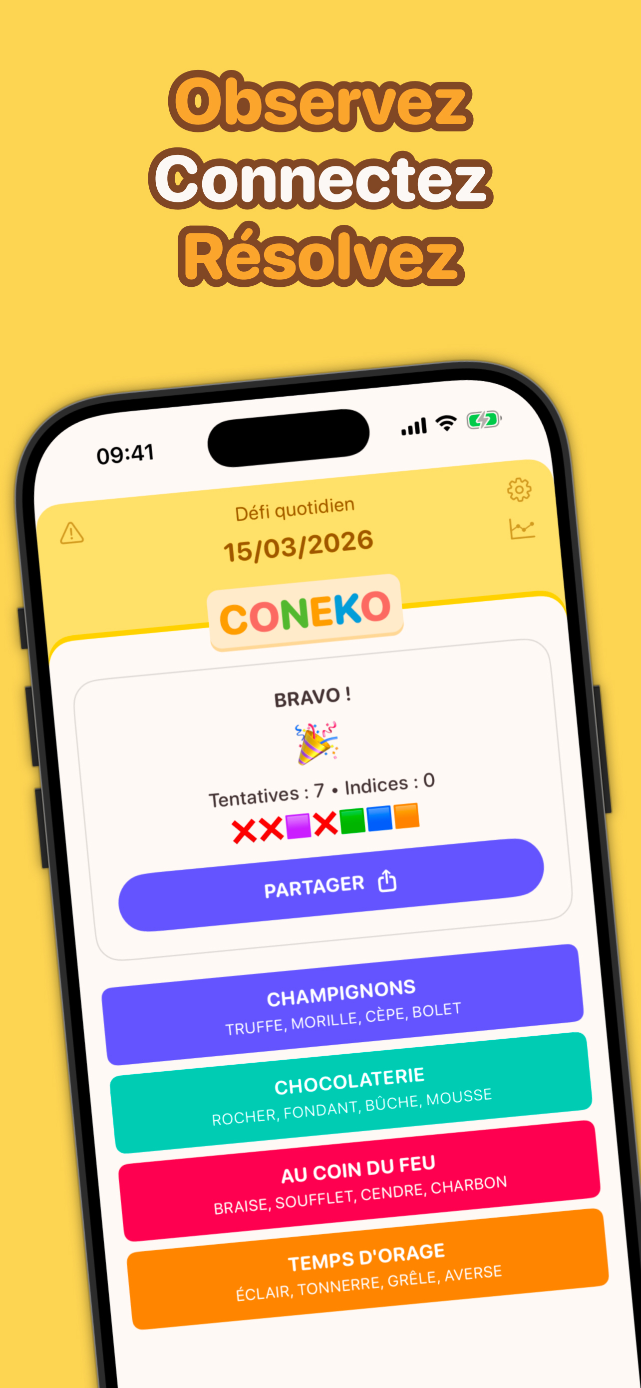 Jeu de Mots Connectés: Coneko screenshot 4