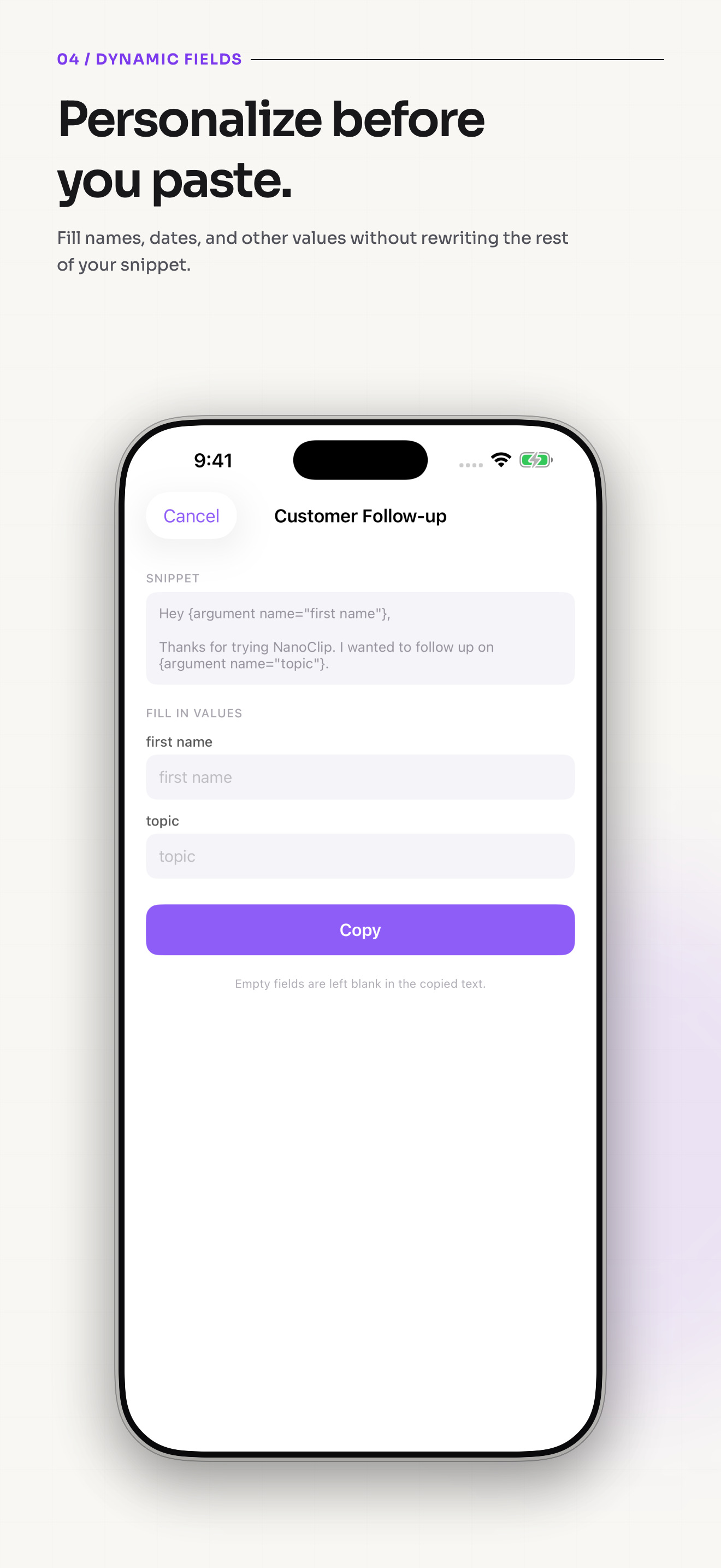 NanoClip - Clipboard Manager screenshot 4