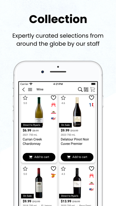 Ryan's Wine & Spirits Screenshot