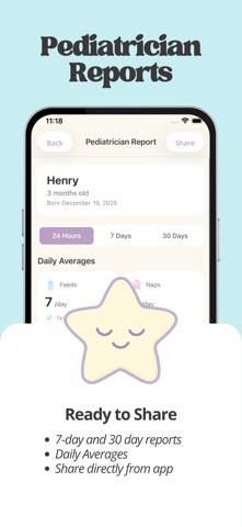 LilSense - 3am Baby Tracker iPhone screenshot