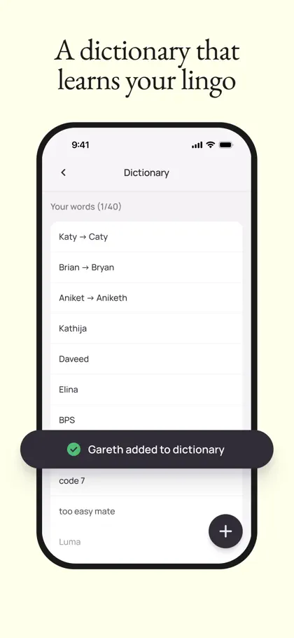 Captura 4 de 6 de Wispr Flow: AI Voice Keyboard