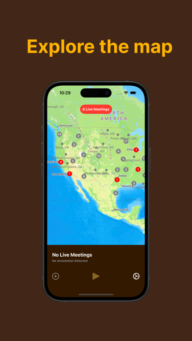 Screenshot 1 of Townhall Map App