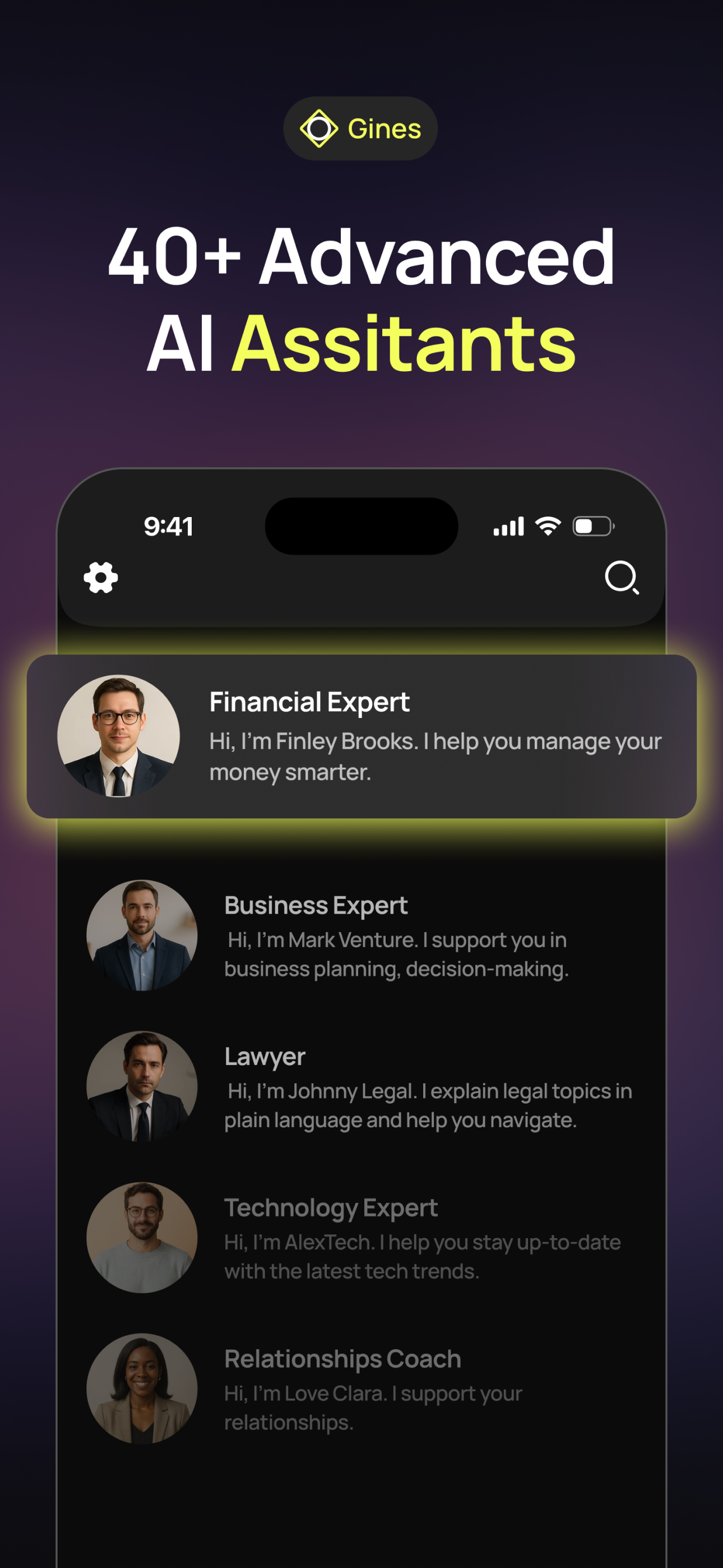 AI mini apps: Gines