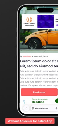 Ad Blocker for Safari screenshot 2