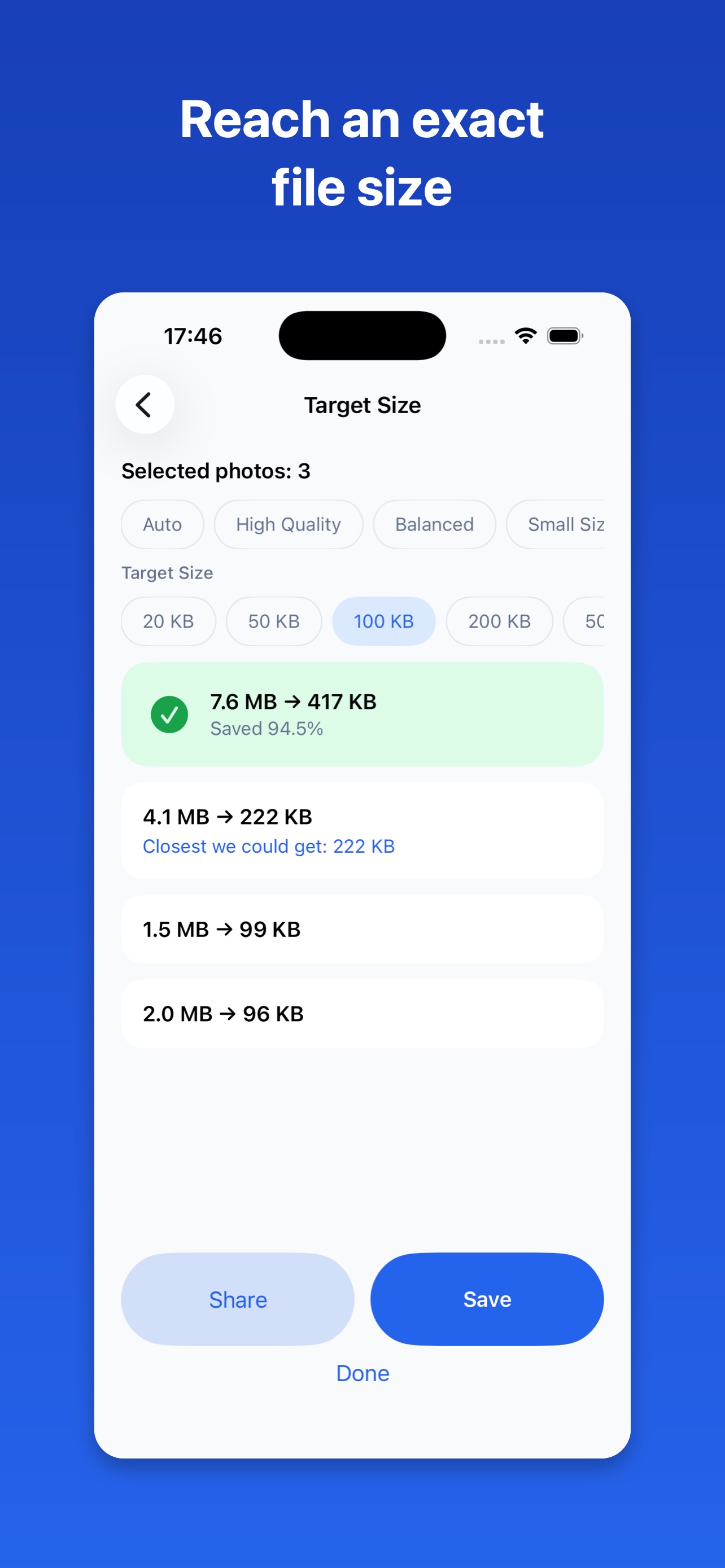 Screenshot 2 of Nanofy: Photo & PDF Compressor
