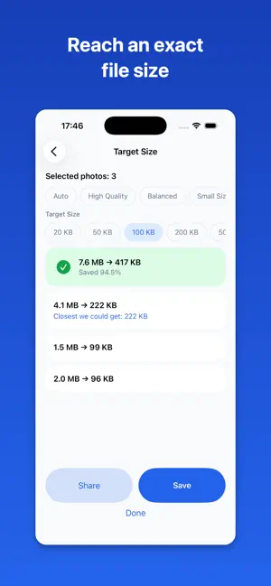 Nanofy: Photo & PDF Compressor screenshot 2