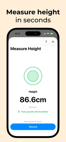 Hi Height: Measure Height Tool iPhone screenshot