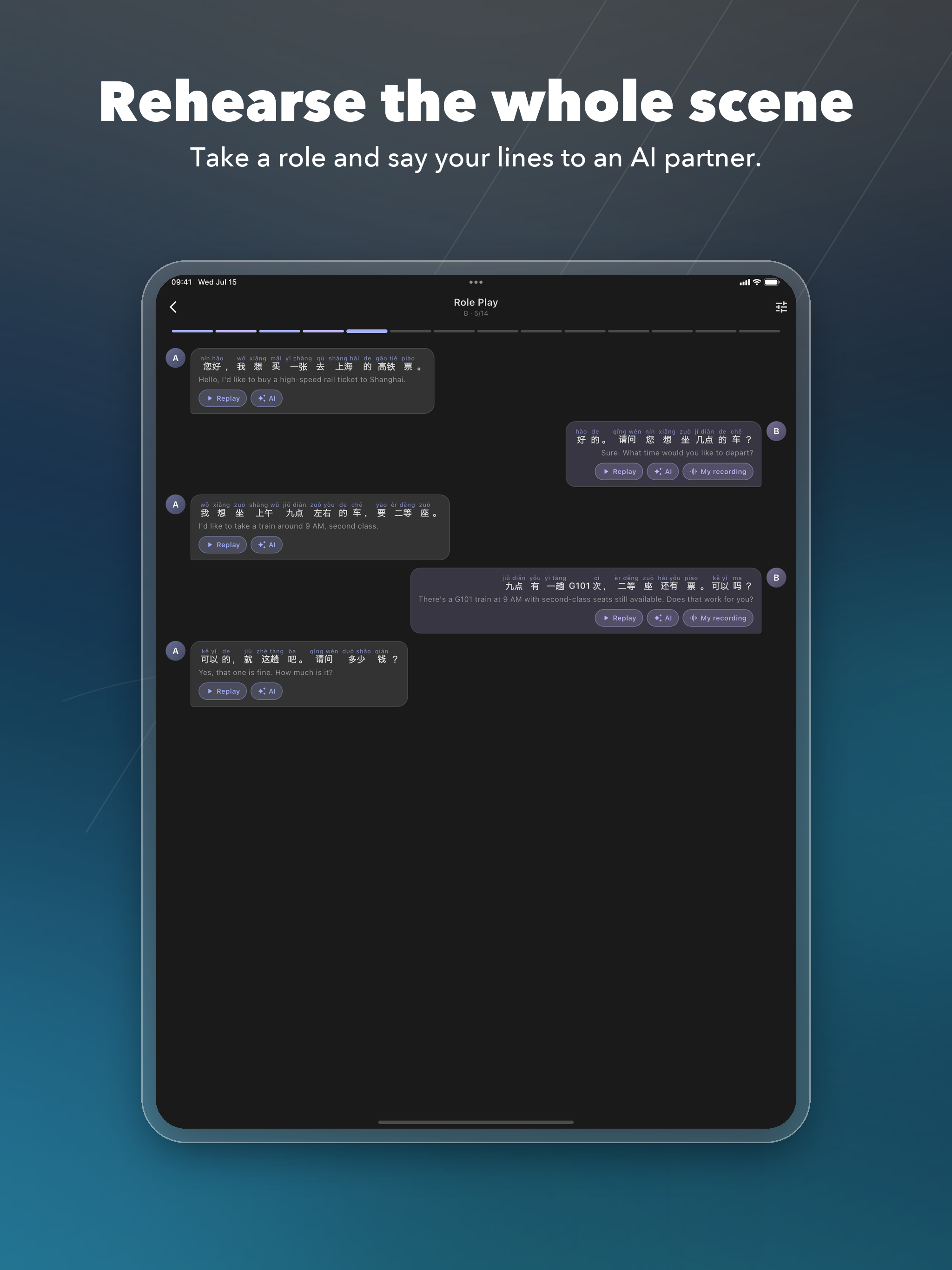 OneShado: AI Language Tutor screenshot 10