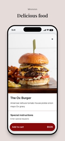 ox kitchen iPhone screenshot