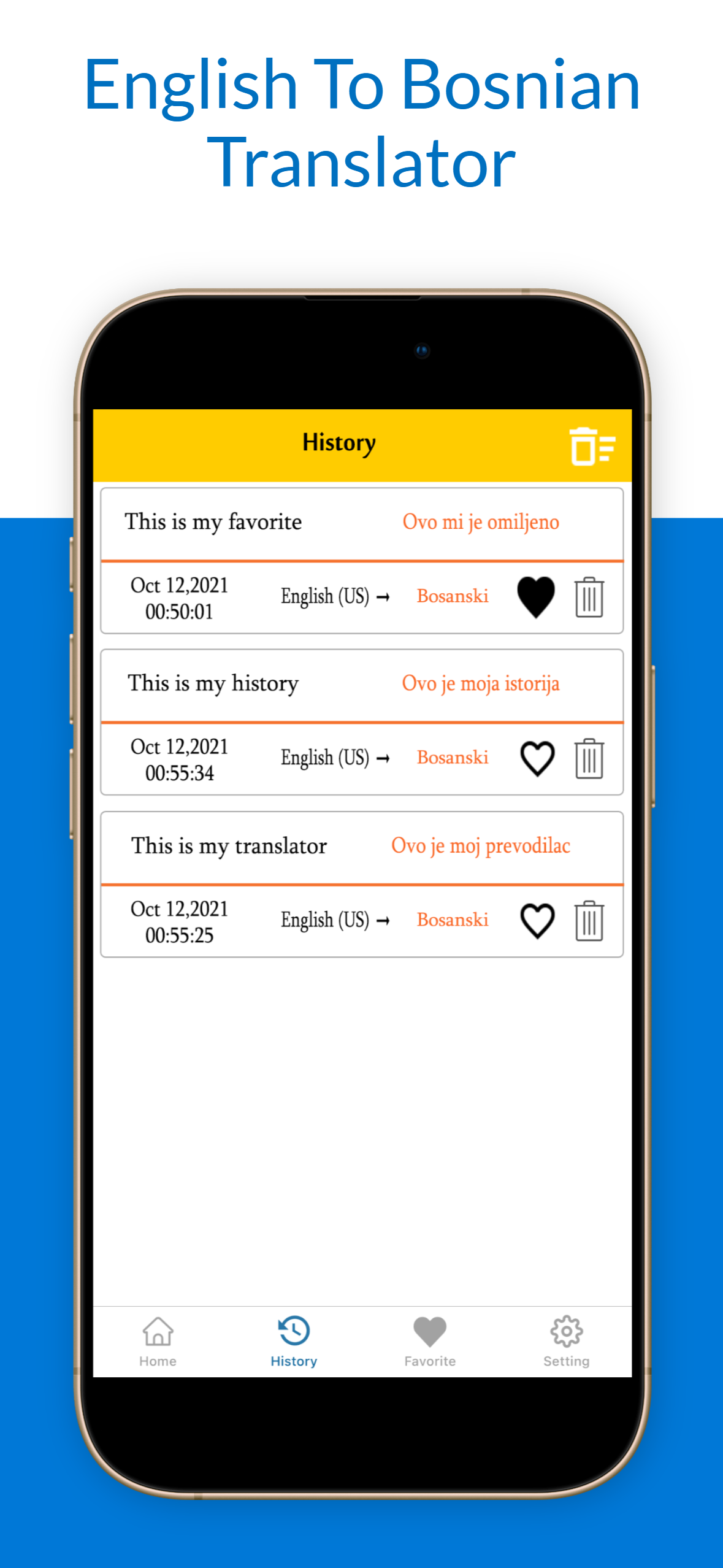 English To Bosnian Translation