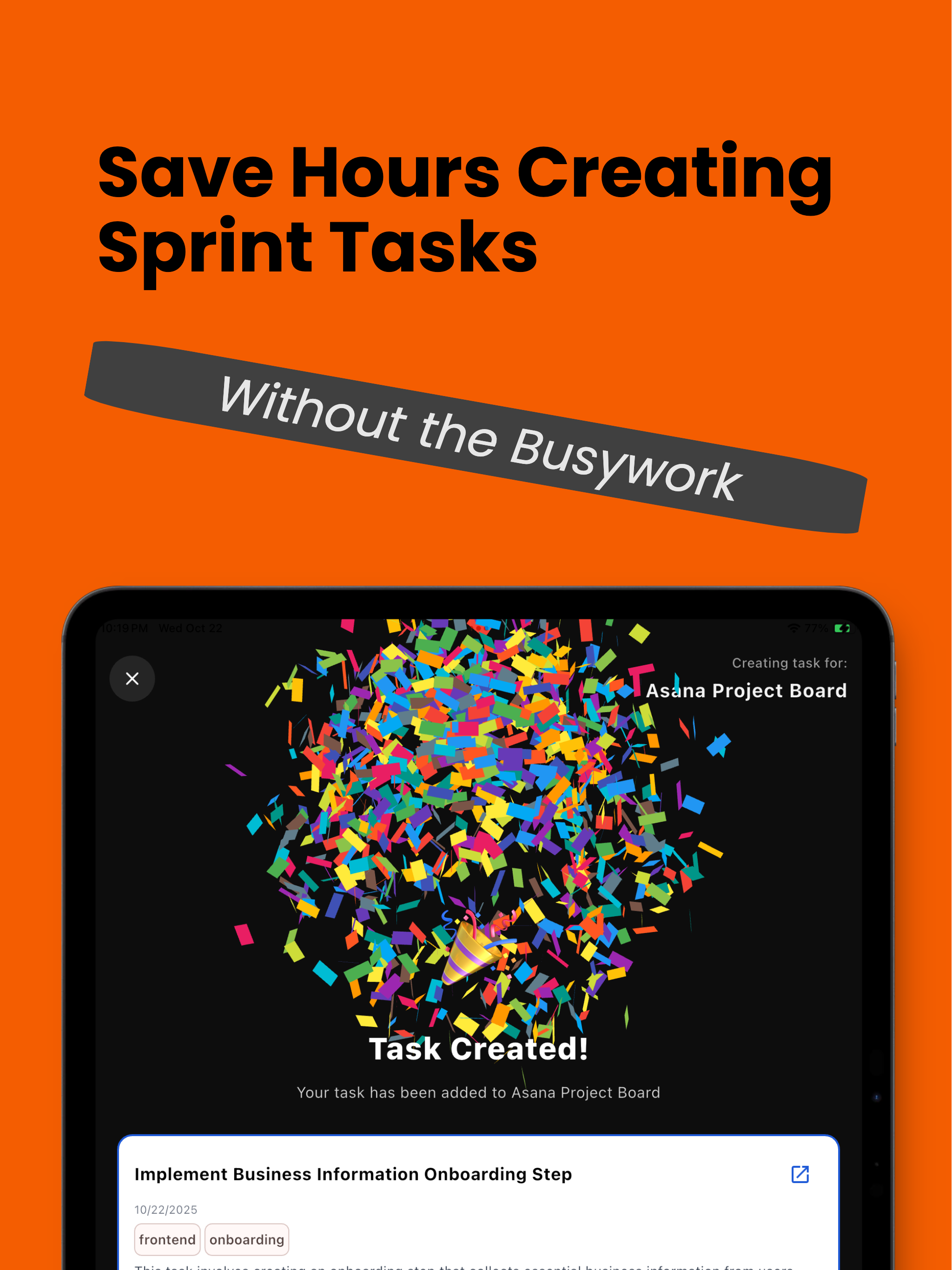 SprintSync: AI Task Creator