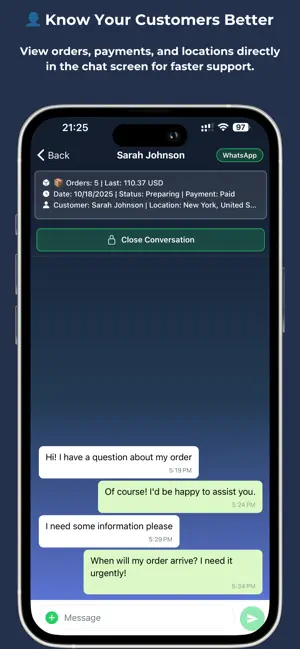Convexa: Shopify WA Messaging screenshot 2