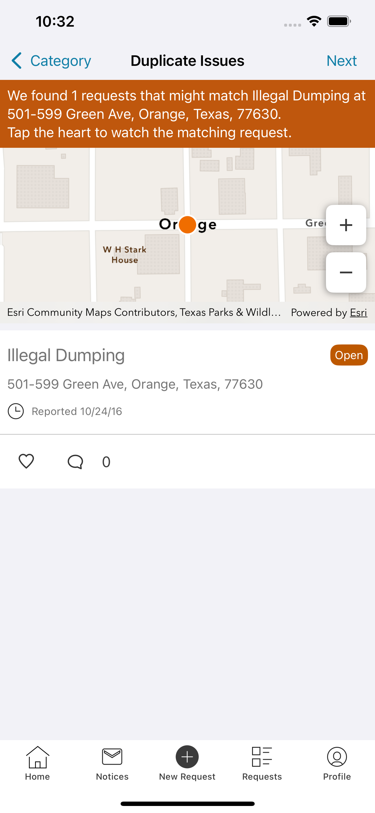 Orange, Texas 311
