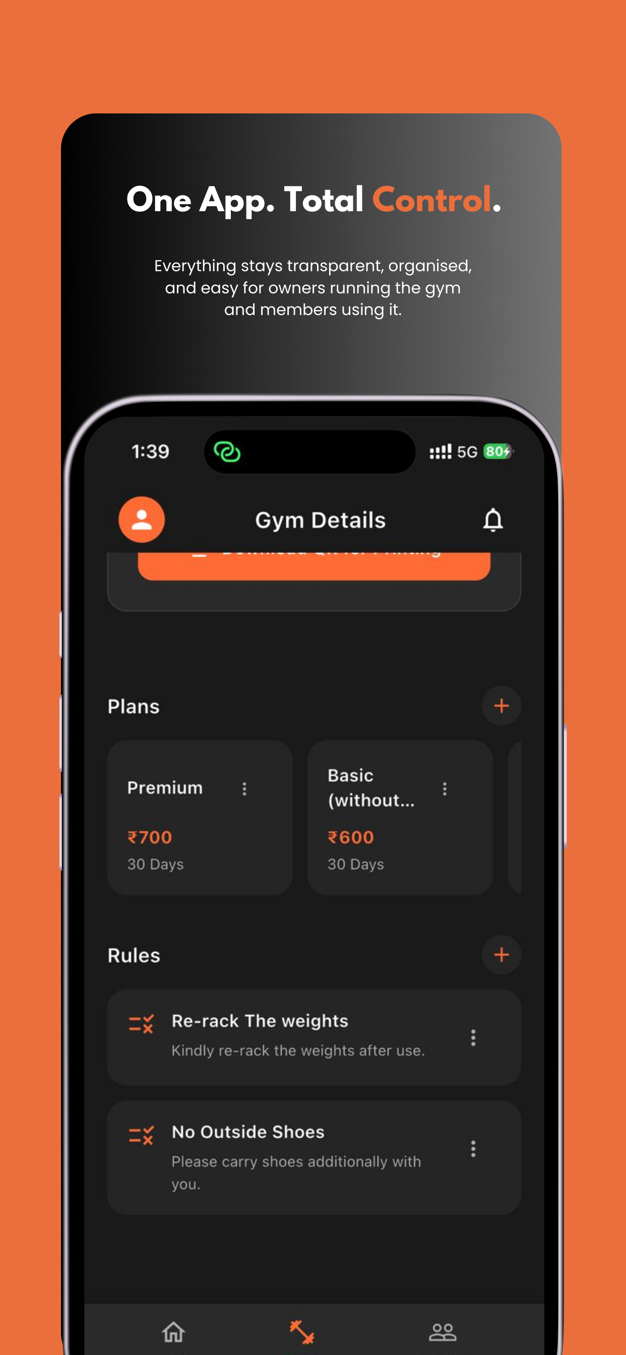 Organised Gym