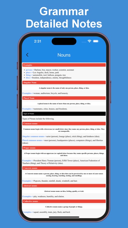 Learn English - Notes and MCQs screenshot-5