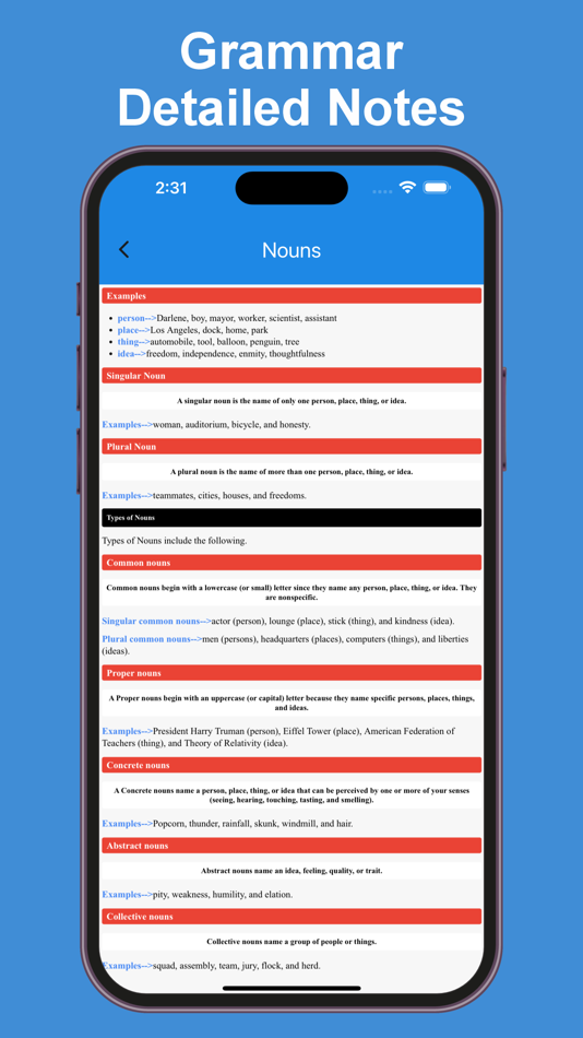 #6. Learn English - Notes and MCQs (iOS) Podle: Muhammad Faizan Ali Khan