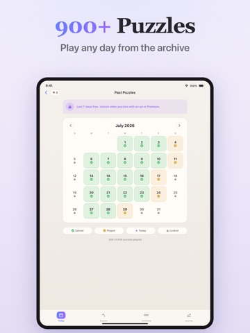 Quad Puzzle: Daily Word Game iPad screenshot