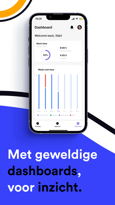 Screenshot #3 pour TimeChimp - Urenregistratie