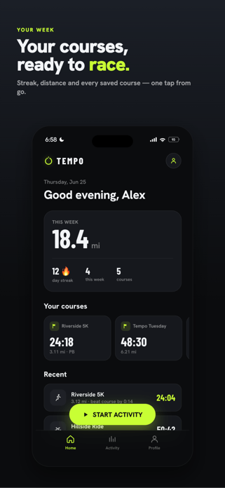 Tempo - Race Yourself Screenshot 4 of 5